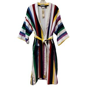 Vtg Bullocks Retro Terry Cloth Robe Swim Unisex OS Cabana Boy Beach Pool NEW NOS